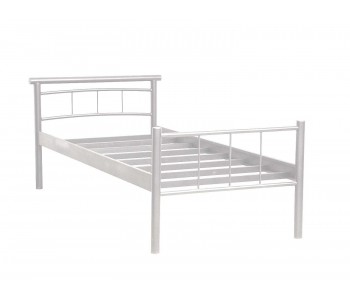 Кровать металлическая одинарная "Токио" чёрная 42.25-01 (Олмеко)